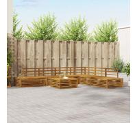Vidaxl Ensemble De Canapés D'extérieur 20 Pièce Naturel Et Beige