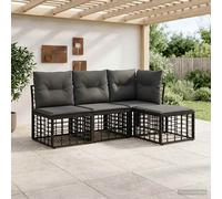 Ensemble de canapés d'extérieur Polyester salon patio sièges jardin vidaXL vidaX