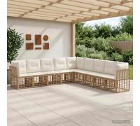 Ensemble de canapés d'extérieur Polyester Sectionnel canapé jardin vidaXL vidaXL