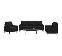 Ensemble de Canapés et Coussins et Traversins Mobilier 4 pcs Velours vidaXL