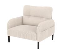 Ensemble de canapés modulaires en velours pour 2 fauteuils ergonomiques et ottomanes avec poche latérale, cadre en métal robuste et bois, idéal pour le salon et les petits espaces