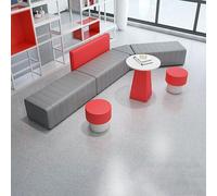 Ensemble de canapés modulaires - Sièges incurvés modernes pour bureaux, banques, salles de sport, salles de réunion - Design irrégulier polyvalent pour une assise de groupe confortable