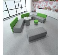 Ensemble de canapés modulaires - Sièges incurvés modernes pour bureaux, banques, salles de sport, salles de réunion - Design irrégulier polyvalent pour une assise de groupe confortable