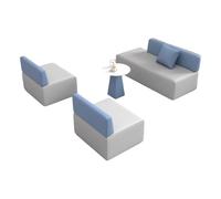 Ensemble de canapés pour salon et salle d'attente, design moderne, assise confortable pour les espaces de réception et d'ophtalmologie