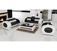 Ensemble de canapés rembourrés 32 places Set cuir Design JVmoebel
