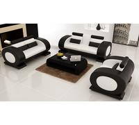Ensemble de canapés rembourrés 32 places Set cuir Design JVmoebel