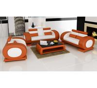 Ensemble de canapés rembourrés 32 places Set cuir Design JVmoebel