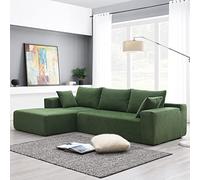Ensemble de canapés sectionnels modulaires modernes de 276,9 cm, canapé d'angle convertible en forme de L avec chaise longue extra large, canapé d'angle convertible en forme de L 5 places en forme de