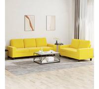 Ensemble de Canapés Sièges Salle de Séjour 2 pcs Rouge Bordeaux Tissu vidaXL