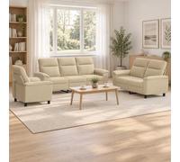 Ensemble de Canapés Tissu Assise salon Canapé Moderne Canapé Doux vidaXL vidaXL