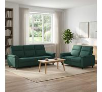 Ensemble de Canapés Tissu Assise salon Canapé Moderne Canapé Doux vidaXL vidaXL