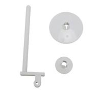 Ensemble de capuchon de broche de bobine CheoTime 3pcs, Plastic Auxiliary Remplacement Cap Pin Ajustement pour les pièces de remplacement du capuchon de capuchon de la machine à