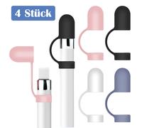 Ensemble de capuchons anti-perte de qualité supérieure, avec étui de protection magnétique en silicone pour Apple Pencil 1re génération, lot de