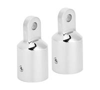 Ensemble de Capuchons Coulissants Durables en Acier Inoxydable pour Bateau Marin, 2 Pièces D'accessoires de Quincaillerie d'extrémité Supérieure, Installation Pratique, pour Navires et Yachts