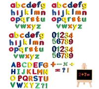 Ensemble de caractères magnétiques avec lettres, chiffres et symboles - Pièces magnétiques réutilisables pour l'organisation, l'étiquetage et l'affichage visuel