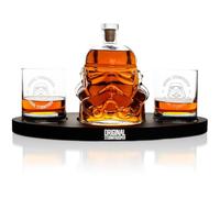 Ensemble de carafe Stormtrooper original avec 2 verres à whisky 3D, pour whisky Bourbon, Scotch et Gin, carafe de 750 ml, verres de 300 ml, cadeau d'anniversaire pour homme et femme - ThumbsUp !