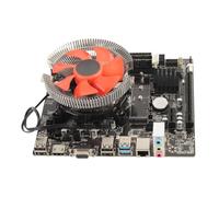 Ensemble de Carte mère B75, Ensemble de Carte mère CPU, Carte mère DDR3 8G CPU Combo avec Ventilateur pour Ordinateur de Bureau