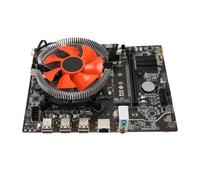 Ensemble de Carte Mère X79, DDR3 2420 CPU 6 Cœurs 12 Fils PCB Carte Mère CPU Combo, avec Ventilateur Double Voyant, pour PC