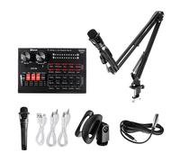 Ensemble de carte son BM800 microphone d'enregistrement de microphone pour chanter l'artefact de la chanson