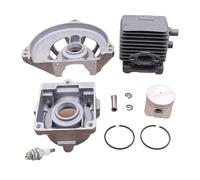 Ensemble de Carter Base Cylindre Piston adapté à la débroussailleuse FS75 FS80 FS85 FC80 4137 020 1202 Pièces Rechange