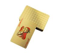 Ensemble de cartes à jouer de poker de luxe | Pvc portable PVC Red & Blue Twin Pack | Jeu de cartes classiques pour les fêtes, les festivals et les voyages | Grand cadeau pour les garçons, les filles