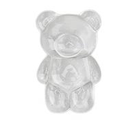 Ensemble de Cartes d'affichage de Couleur Vernis à Ongles en Forme d'ours Mignon en Acrylique Transparent - 50pcs pour la Conception l'art Nail et la Vitrine Vernis Gel