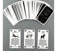 Ensemble de cartes de tarot de la bête spirituelle, cartes de vérité oracle, convient aux débutants, divination de tarot, jeu de table, jeu d'intérieur amusant, cadeau de fête pour les amis, Noël, Hal