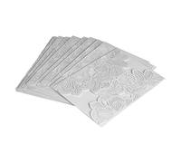 Ensemble de Cartes D'invitation de Mariage 10 Pièces, Motifs Sculptés élégants pour des Célébrations Personnalisées, Idéal pour les Mariages et les Réunions D'affaires (005)