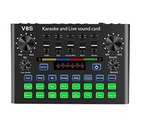 Ensemble de cartes son mixeur audio avec microphone Bluetooth - Équipement de diffusion en direct pour ordinateur et téléphone, compatibilité universelle pour le streaming et l'enregistrement