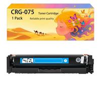 Ensemble de Cartouches de Toner Compatible CRG-075 CRG-075K CRG-075C CRG-075M CRG-075Y Fonctionne pour Canon Les imprimantes LBP646cdw 647Cdw MF662cdw 664Cdw 665Cdw 667Cdw Haute capacité 1*Cyan