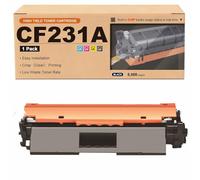 Ensemble de Cartouches de Toner Haute capacité 31A CF231A Compatible, Fonctionne avec Les imprimantes pour HP MFP M230sdn, M230fdw et M206dn, Couleurs Vives à Haut rendement 1*Black