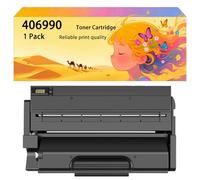 Ensemble de cartouches de toner haute capacité 406990 compatible, fonctionne pour les imprimantes Pour Ricoh Aficio SP 3500SF SP 3510DN SP 3500N SP 3510SF ; couleurs vives et impression nette 1*Black