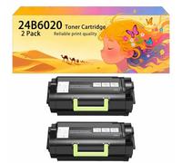Ensemble de Cartouches de Toner Haute capacité Compatible 24B6020, Fonctionne avec Les imprimantes pour Lexmark M5270 XM7155 XM7155x XM7163 XM7163x XM717 2-Pack