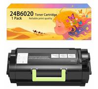 Ensemble de Cartouches de Toner Haute capacité Compatible 24B6020, Fonctionne avec Les imprimantes pour Lexmark M5270 XM7155 XM7155x XM7163 XM7163x XM717 1-Pack