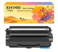 Ensemble de cartouches de toner haute capacité Compatible B341H00, compatible avec les imprimantes B3340dw, B3442dw, MB3442adw MB3442i ; couleurs vives à haut rendement et impression nette 1*Black