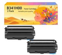 Ensemble de cartouches de toner haute capacité Compatible B341H00, compatible avec les imprimantes B3340dw, B3442dw, MB3442adw MB3442i ; couleurs vives à haut rendement et impression nette 2*Black
