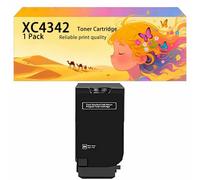 Ensemble de Cartouches de Toner Haute capacité compatibles XC4342 24B7518 24B7515 24B7516 24B7517, Fonctionne avec Les imprimantes pour Lexmark XC4342 XC4352, Couleurs Vives et 1*Black
