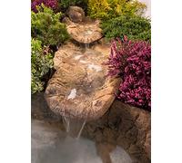 Ensemble de cascades pour ruisseau de jardin, 135 x 50 cm, taille S