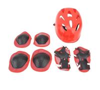 Ensemble de Casque de Vélo pour Enfants avec Genouillères, Coudières, Protège-Mains, Ensemble de Casque de Vélo pour Enfants Réglable et Respirant, Utilisation Polyvalente pour