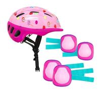 Ensemble de Casque et Protections - MOLTO - Roses - Enfant - Roller - Multisport S