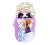 Ensemble de casquette et lunettes de soleil - Disney - La Reine des Neiges - Violet - Taille 53 cm - Norme CE