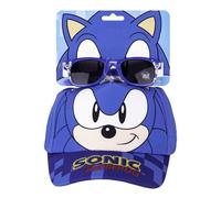 Ensemble de casquette et lunettes de soleil - Sega - Sonic - Norme CE - Taille 53 cm - Mixte