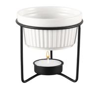 Ensemble de casseroles à fondue de 170 g - Théière à goûter, chauffe-beurre fondant du chocolat, récipient de service de cuisine, bol chauffant pour sauce, bougie légère, ensemble de fondue pour