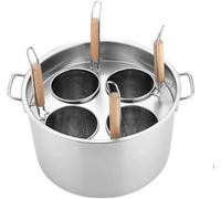 Ensemble de casseroles à pâtes 4/5 trous, marmite à pâtes en acier inoxydable et panier-filtre, ustensiles de cuisine pour la maison, la cuisine, le restaurant et le commerce.