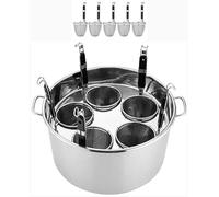 Ensemble de casseroles à pâtes avec séparateurs en acier inoxydable et paniers filtrants, chaudière à nouilles multifonction pour restaurant ou cuisine à domicile