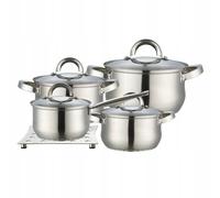Ensemble de casseroles avec couvercles Ensemble de cuisine en acier inoxydable