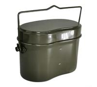 Ensemble de casseroles de camping en plein air, conteneur de stockage des aliments à double couche, casserole en aluminium avec marquage d'échelle, batterie de cuisine portable pour randonnée
