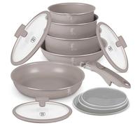 Ensemble de casseroles et poêles - BERLINGER HAUS - BH-8251 - 12 éléments - Aluminium - Revêtement titane