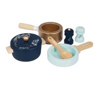 Dinette batterie casseroles poêles faitout en bois 'Honey Bake' Le