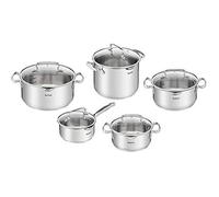 Tefal Ensemble de casseroles Duetto+ - Inox 18/10, Compatible induction - Garantie 2 ans